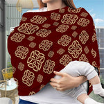 Celtic Knot Symbol Pattern Print Baby Seat Cover