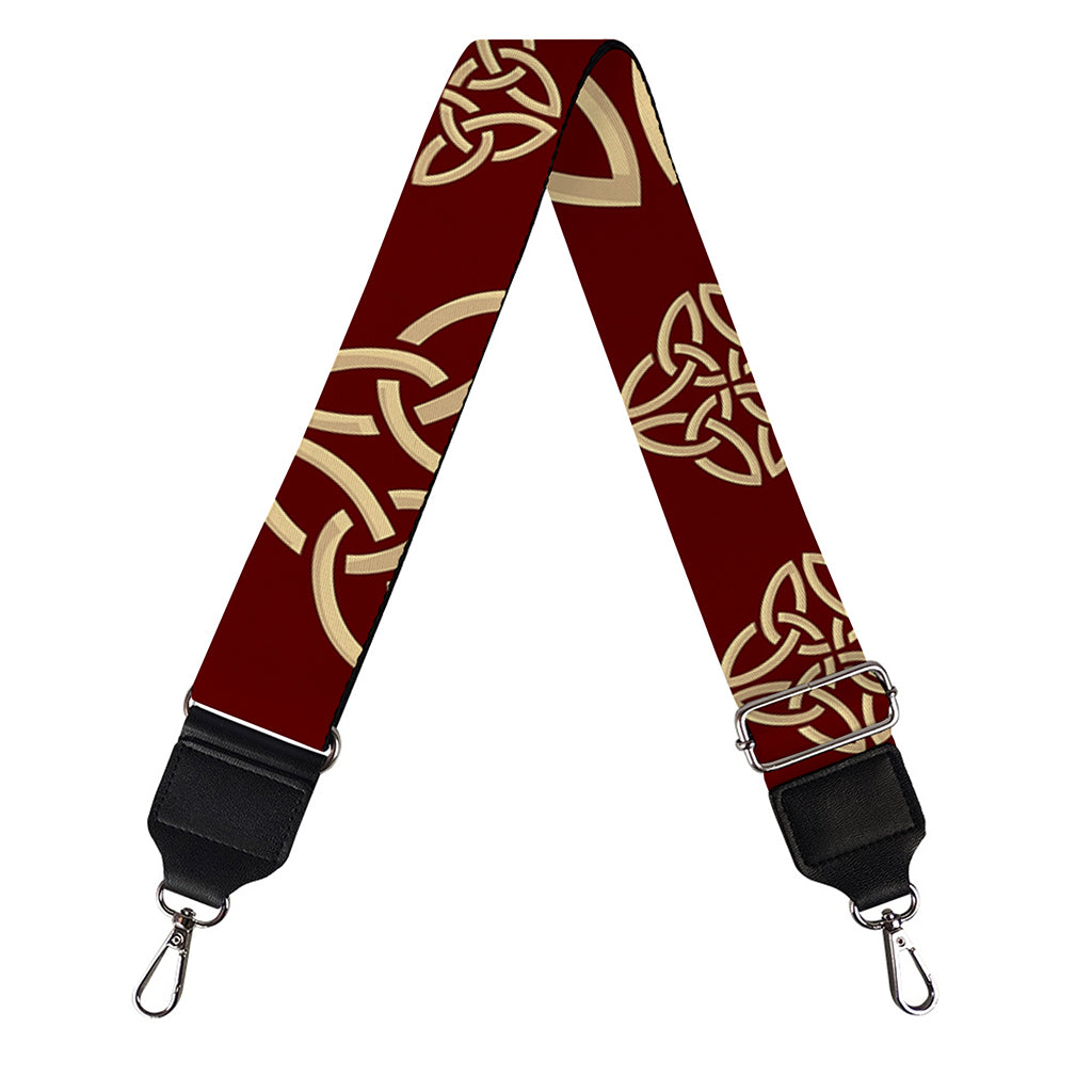 Celtic Knot Symbol Pattern Print Bag Strap