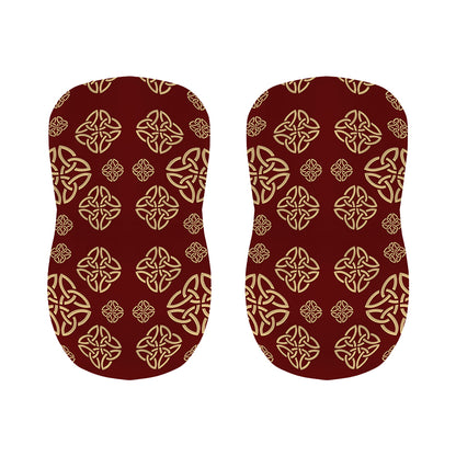 Celtic Knot Symbol Pattern Print Bar Stool Covers