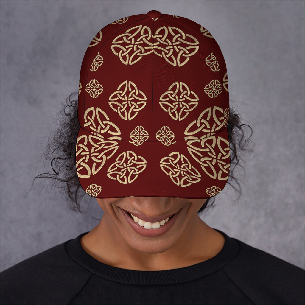 Celtic Knot Symbol Pattern Print Baseball Cap