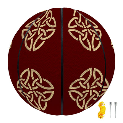 Celtic Knot Symbol Pattern Print Basketball