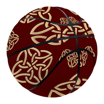 Celtic Knot Symbol Pattern Print Basketball