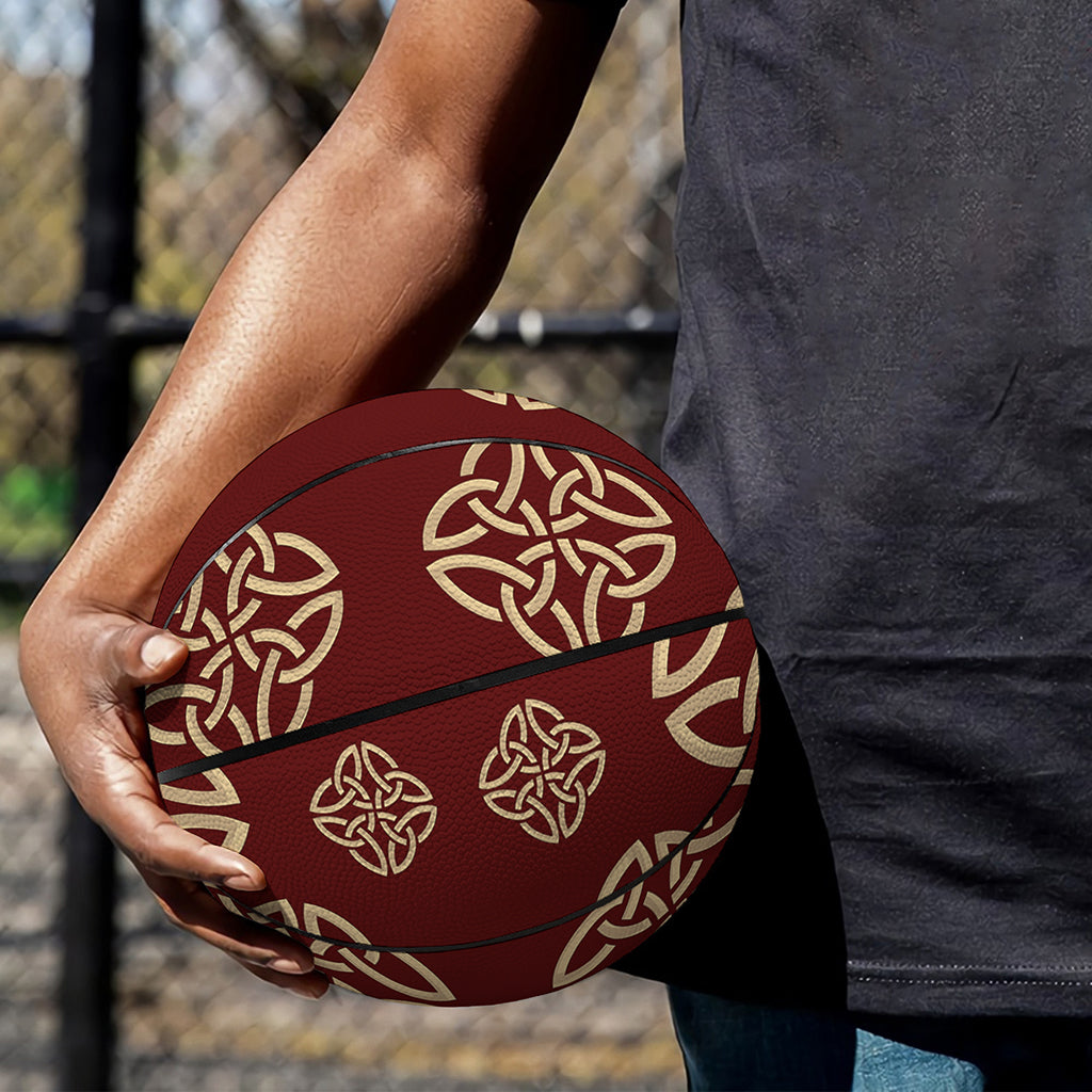 Celtic Knot Symbol Pattern Print Basketball