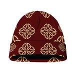 Celtic Knot Symbol Pattern Print Beanie