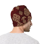 Celtic Knot Symbol Pattern Print Beanie