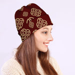 Celtic Knot Symbol Pattern Print Beanie
