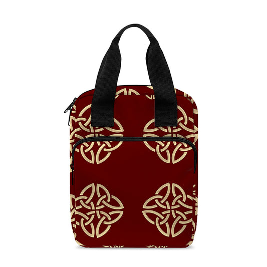 Celtic Knot Symbol Pattern Print Bible Tote Bag