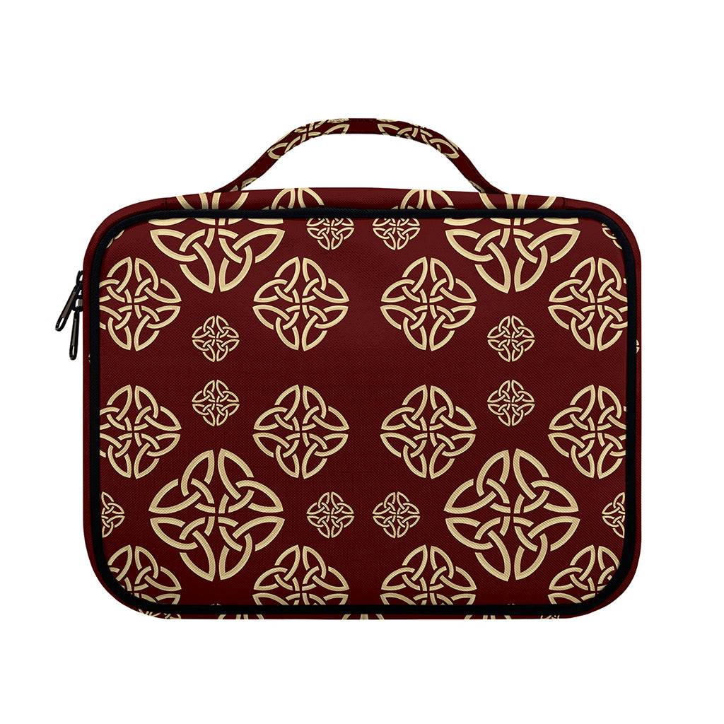 Celtic Knot Symbol Pattern Print Briefcase Bible Bag