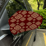Celtic Knot Symbol Pattern Print Car Side Mirror Covers