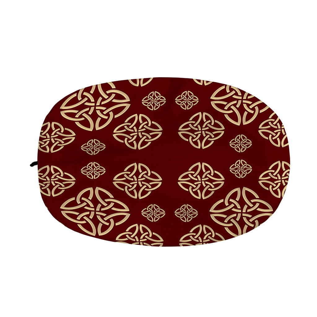 Celtic Knot Symbol Pattern Print Car Side Mirror Covers