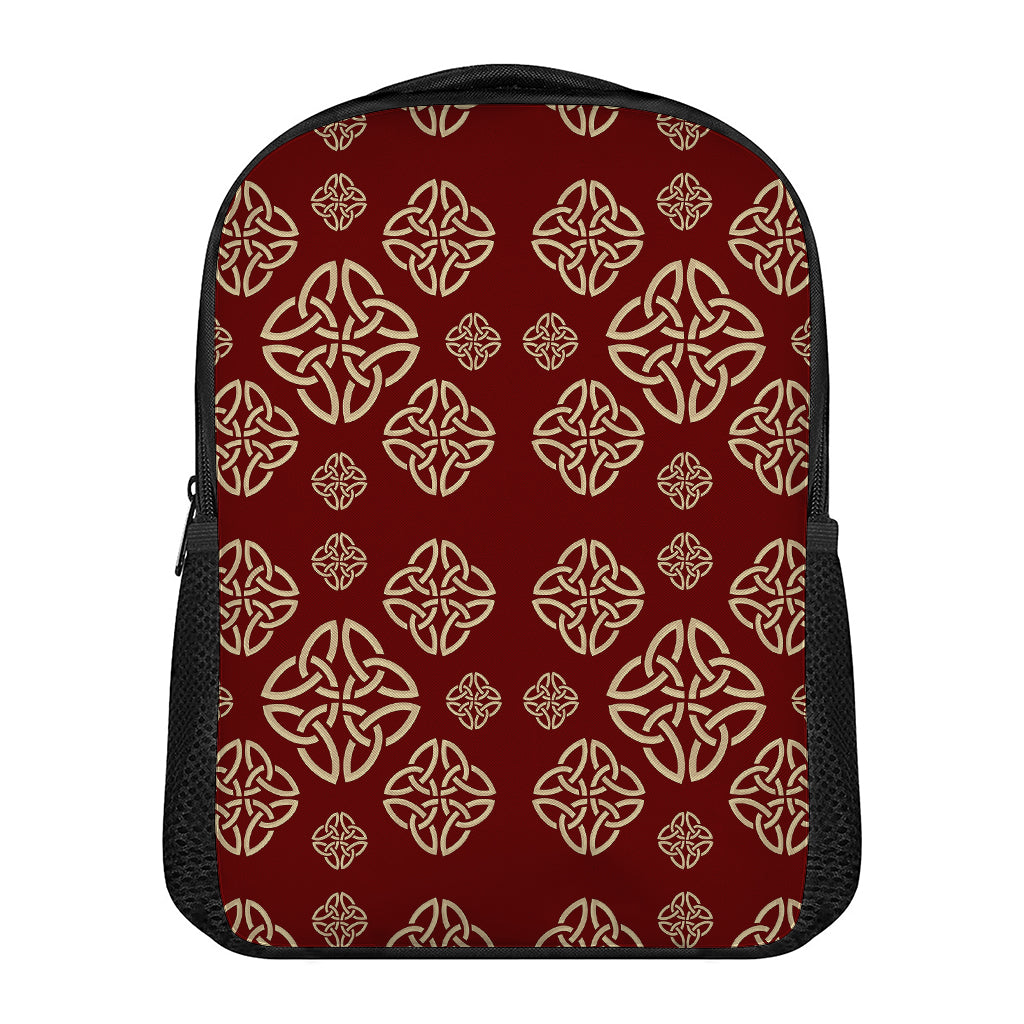 Celtic Knot Symbol Pattern Print Casual Backpack