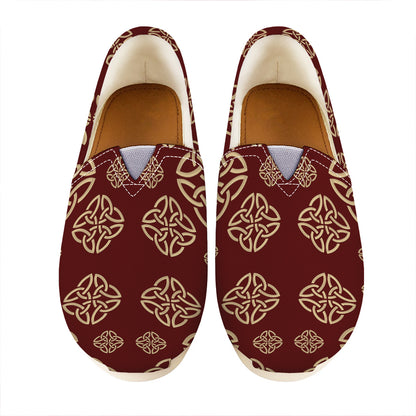 Celtic Knot Symbol Pattern Print Casual Shoes