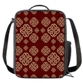 Celtic Knot Symbol Pattern Print Crossbody Lunch Bag