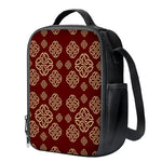 Celtic Knot Symbol Pattern Print Crossbody Lunch Bag