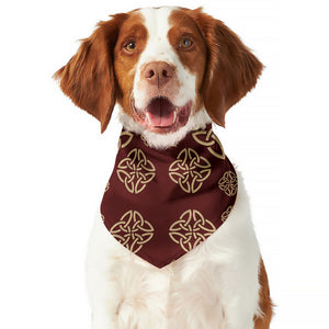 Celtic Knot Symbol Pattern Print Dog Bandana