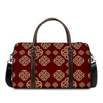 Celtic Knot Symbol Pattern Print Duffle Bag