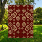 Celtic Knot Symbol Pattern Print Garden Flag