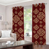 Celtic Knot Symbol Pattern Print Grommet Curtains