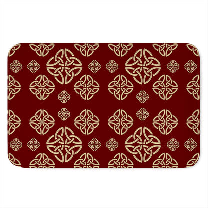 Celtic Knot Symbol Pattern Print Indoor Door Mat