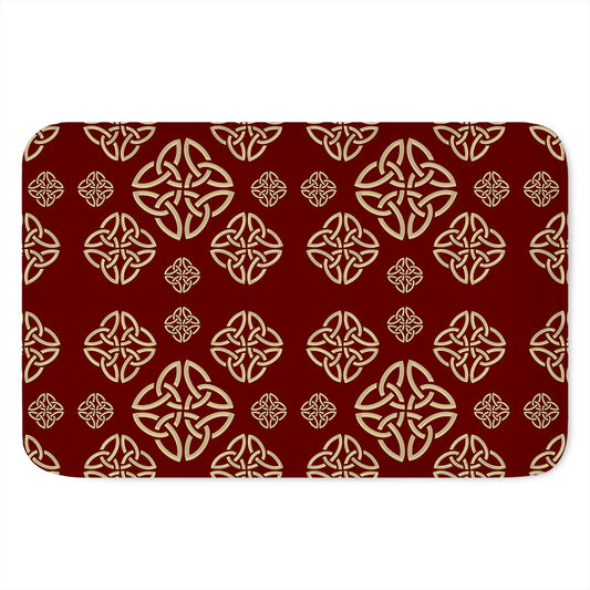 Celtic Knot Symbol Pattern Print Indoor Door Mat