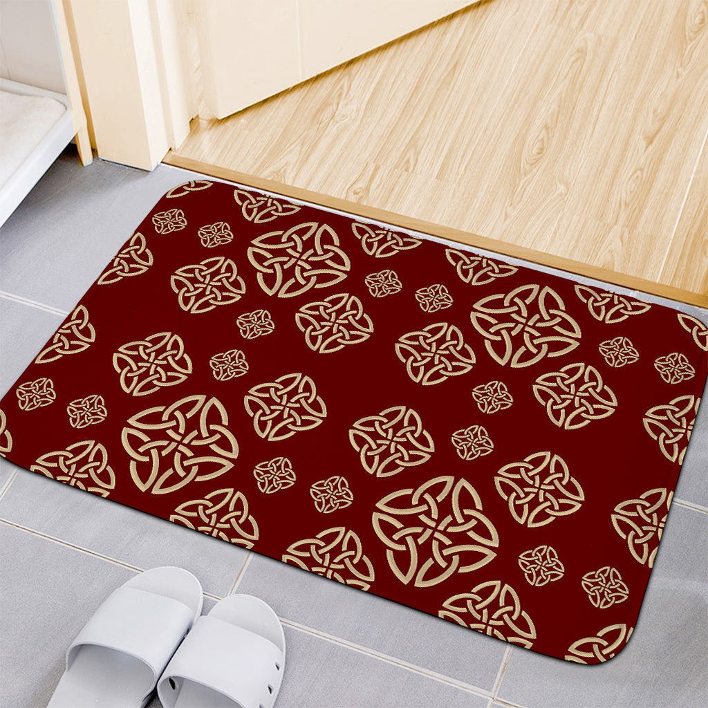 Celtic Knot Symbol Pattern Print Indoor Door Mat