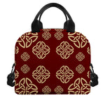 Celtic Knot Symbol Pattern Print Insulated Lunch Bag