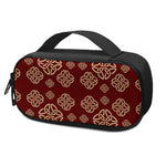 Celtic Knot Symbol Pattern Print Insulin Cooler Travel Case
