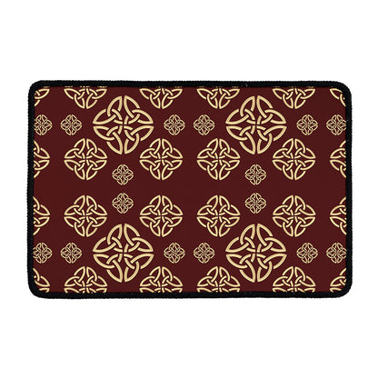 Celtic Knot Symbol Pattern Print Kitchen Mat