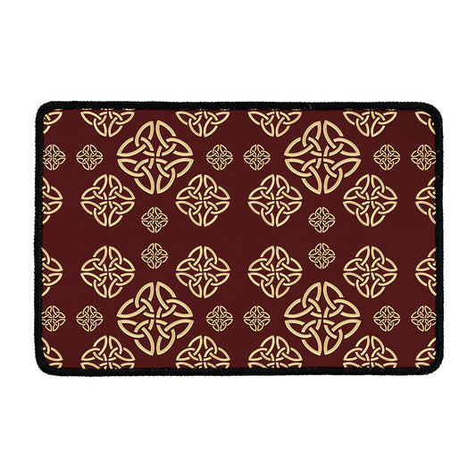 Celtic Knot Symbol Pattern Print Kitchen Mat