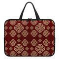 Celtic Knot Symbol Pattern Print Laptop Sleeve With Handle