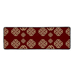 Celtic Knot Symbol Pattern Print Long Kitchen Mat