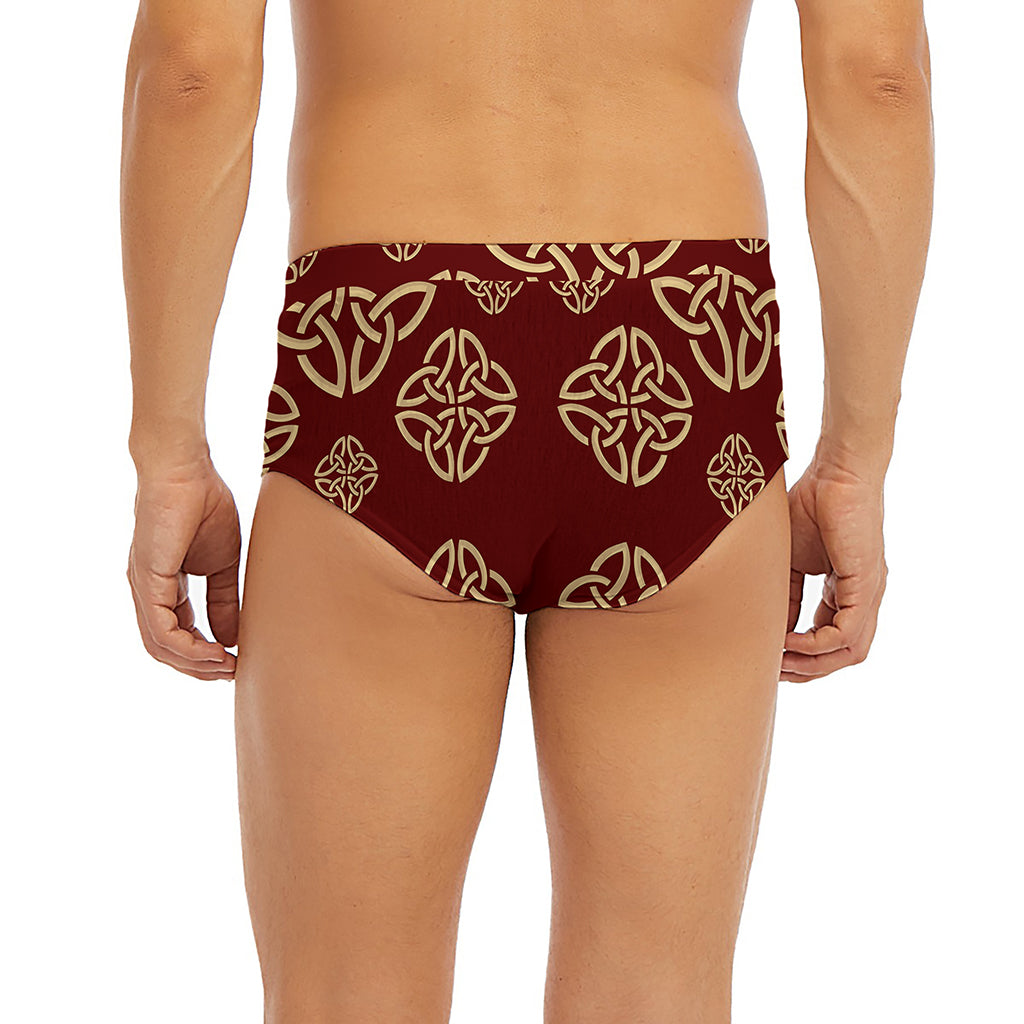 Celtic Knot Symbol Pattern Print Men's Briefs
