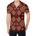 Celtic Knot Symbol Pattern Print Men's Shirt