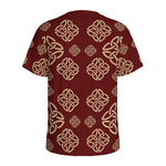 Celtic Knot Symbol Pattern Print Men's Sports T-Shirt
