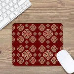 Celtic Knot Symbol Pattern Print Mouse Pad