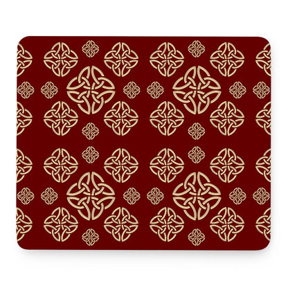 Celtic Knot Symbol Pattern Print Mouse Pad