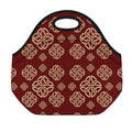 Celtic Knot Symbol Pattern Print Neoprene Lunch Bag