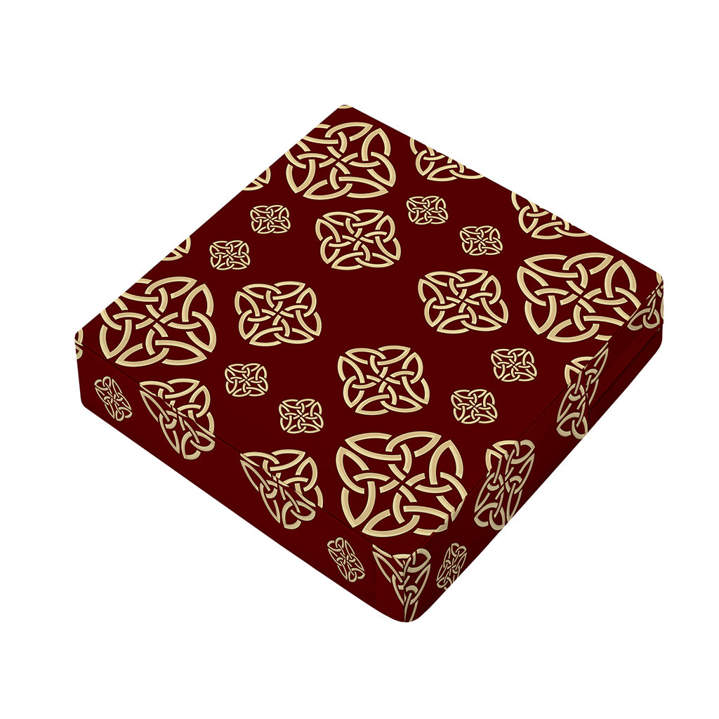 Celtic Knot Symbol Pattern Print Outdoor Seat Cushion Cover
