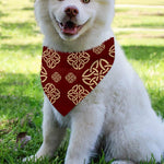 Celtic Knot Symbol Pattern Print Over The Collar Dog Bandana