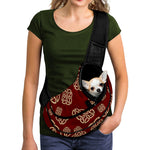Celtic Knot Symbol Pattern Print Pet Sling Carrier