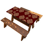 Celtic Knot Symbol Pattern Print Picnic Table Cover