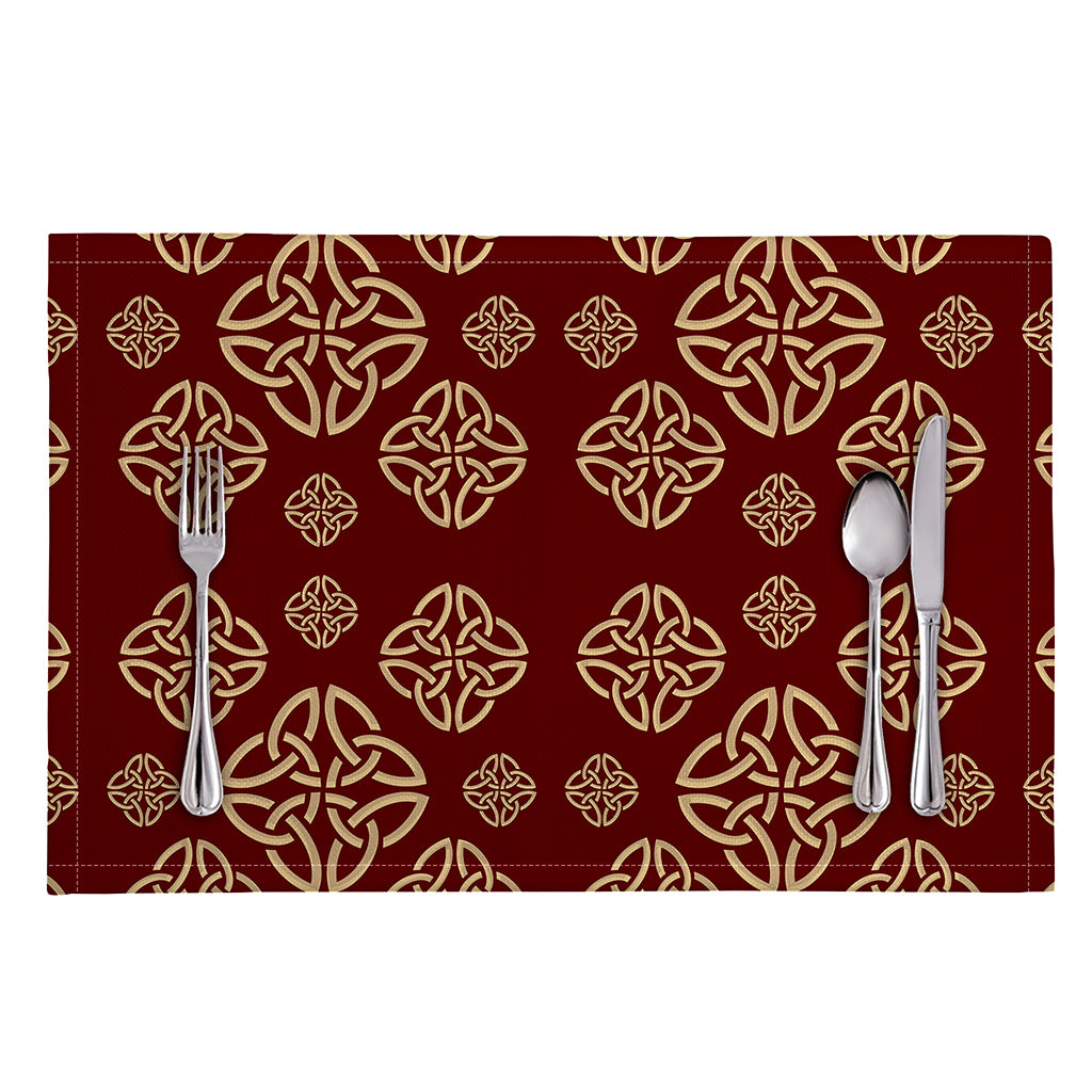 Celtic Knot Symbol Pattern Print Placemat