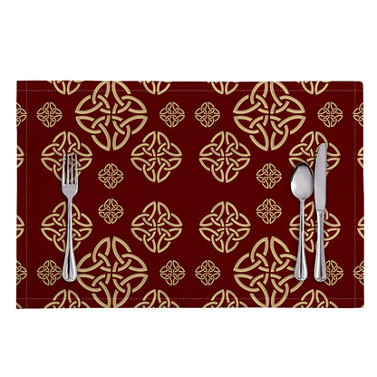Celtic Knot Symbol Pattern Print Placemat