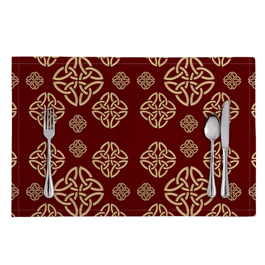 Celtic Knot Symbol Pattern Print Placemat