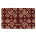 Celtic Knot Symbol Pattern Print Polyester Doormat
