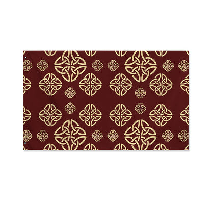 Celtic Knot Symbol Pattern Print Polyester Flag