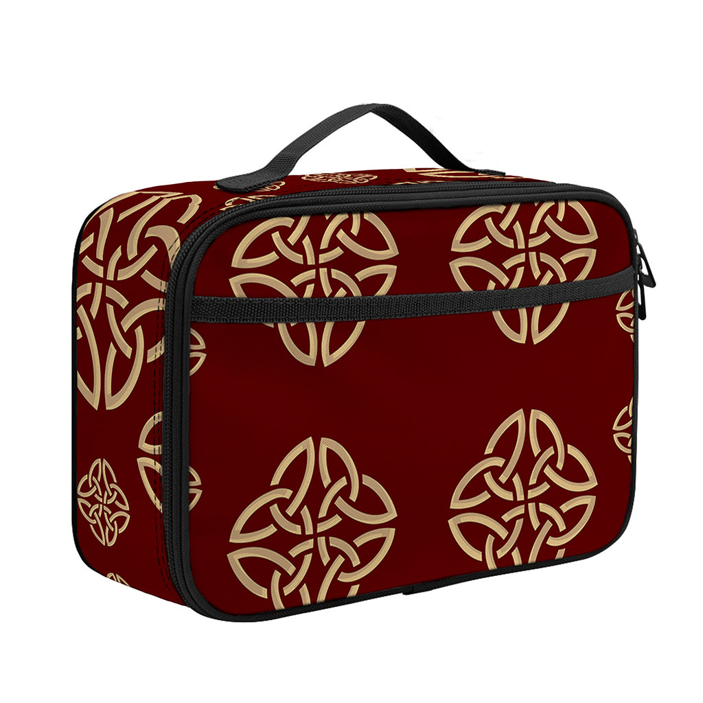 Celtic Knot Symbol Pattern Print Portable Lunch Bag
