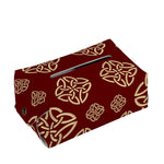 Celtic Knot Symbol Pattern Print Rectangle Tissue Box Cover
