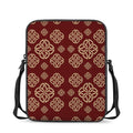 Celtic Knot Symbol Pattern Print Rectangular Crossbody Bag