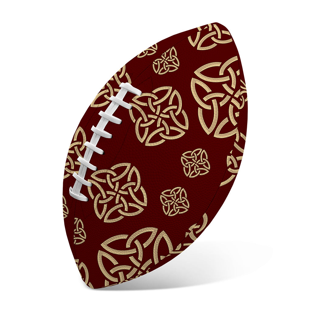 Celtic Knot Symbol Pattern Print Rugby Ball